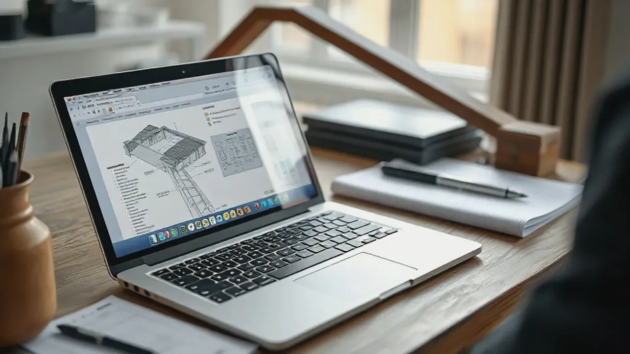 Plans and survey data produced by Flat roof systems